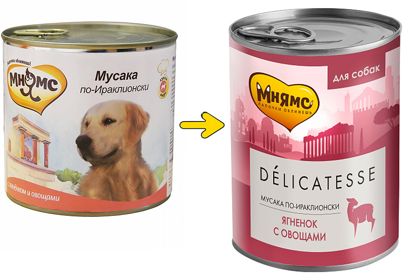 Мнямс консервы для собак Мусака по-Ираклионски